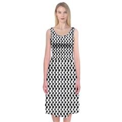 Pattern 54 Midi Sleeveless Dress by GardenOfOphir