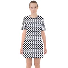 Pattern 54 Sixties Short Sleeve Mini Dress by GardenOfOphir