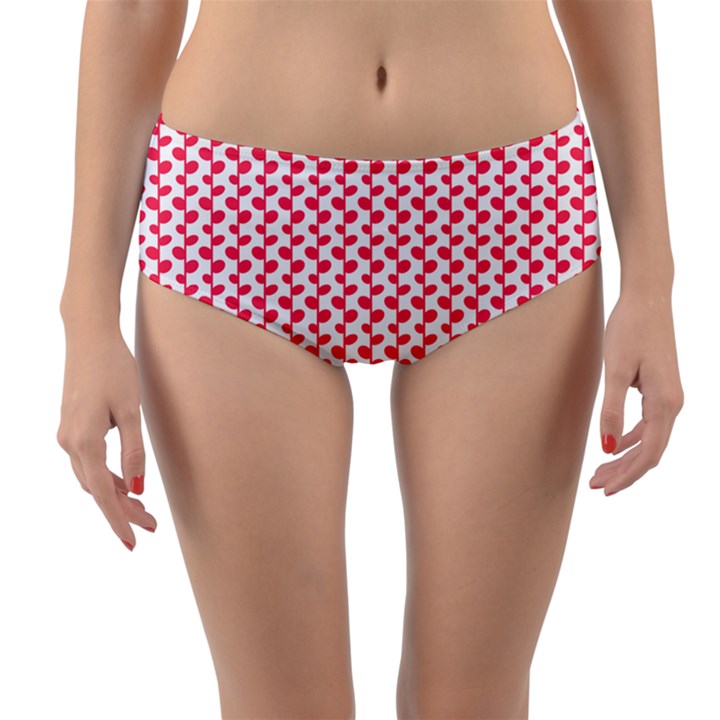 Pattern 55 Reversible Mid-Waist Bikini Bottoms