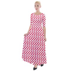 Pattern 55 Half Sleeves Maxi Dress by GardenOfOphir