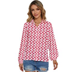 Pattern 55 Women s Long Sleeve Button Down Shirt