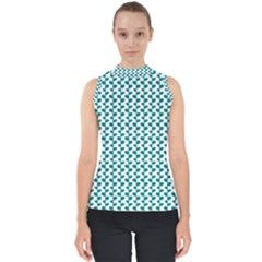 Pattern 56 Mock Neck Shell Top by GardenOfOphir