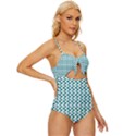 Pattern 56 Knot Front One-Piece Swimsuit View3