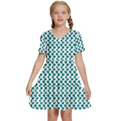 Pattern 56 Kids  Short Sleeve Tiered Mini Dress by GardenOfOphir