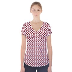 Pattern 57 Short Sleeve Front Detail Top by GardenOfOphir