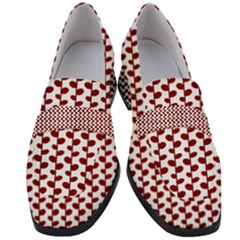 Pattern 57 Women s Chunky Heel Loafers by GardenOfOphir