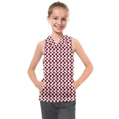 Pattern 57 Kids  Sleeveless Hoodie by GardenOfOphir