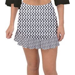 Pattern 59 Fishtail Mini Chiffon Skirt