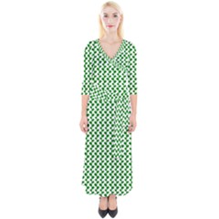 Pattern 58 Quarter Sleeve Wrap Maxi Dress by GardenOfOphir