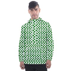 Pattern 58 Men s Front Pocket Pullover Windbreaker by GardenOfOphir