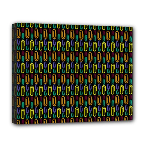 Pattern 61 Deluxe Canvas 20  X 16  (stretched) by GardenOfOphir