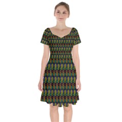 Pattern 61 Short Sleeve Bardot Dress by GardenOfOphir