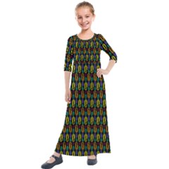 Pattern 61 Kids  Quarter Sleeve Maxi Dress by GardenOfOphir