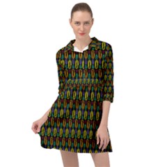 Pattern 61 Mini Skater Shirt Dress by GardenOfOphir