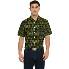 Pattern 61 Men s Short Sleeve Pocket Shirt  by GardenOfOphir