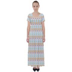 Pattern 62 High Waist Short Sleeve Maxi Dress by GardenOfOphir