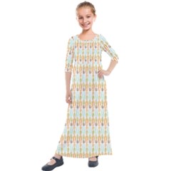 Pattern 62 Kids  Quarter Sleeve Maxi Dress by GardenOfOphir