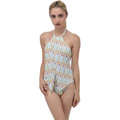 Pattern 62 Go With The Flow One Piece Swimsuit by GardenOfOphir