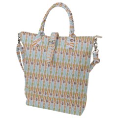 Pattern 62 Buckle Top Tote Bag by GardenOfOphir