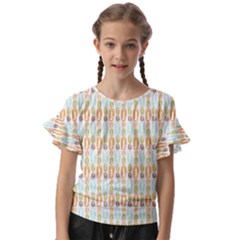 Pattern 62 Kids  Cut Out Flutter Sleeves by GardenOfOphir