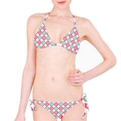 Elegant Pattern Classic Bikini Set