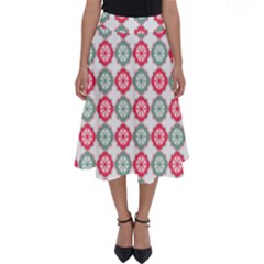 Elegant Pattern Perfect Length Midi Skirt by GardenOfOphir