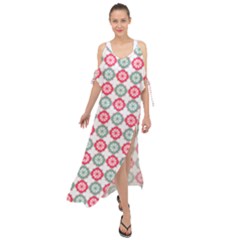 Elegant Pattern Maxi Chiffon Cover Up Dress