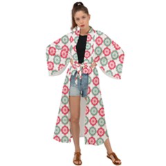 Elegant Pattern Maxi Kimono by GardenOfOphir