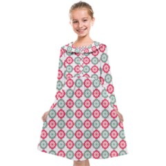 Elegant Pattern Kids  Midi Sailor Dress