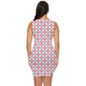 Elegant Pattern Draped Bodycon Dress View4