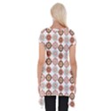 Trendy Pattern Short Sleeve Side Drop Tunic View2