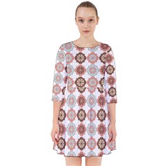 Trendy Pattern Smock Dress by GardenOfOphir