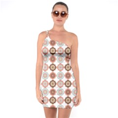 Trendy Pattern One Soulder Bodycon Dress by GardenOfOphir