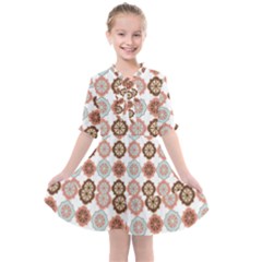 Trendy Pattern Kids  All Frills Chiffon Dress by GardenOfOphir