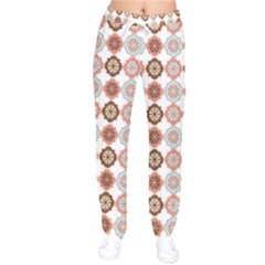 Trendy Pattern Women Velvet Drawstring Pants by GardenOfOphir