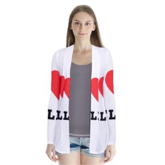 I Love Helen Drape Collar Cardigan by ilovewhateva