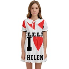 I Love Helen Kids  Sweet Collar Dress by ilovewhateva