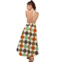 Stylish Pattern Backless Maxi Beach Dress View2