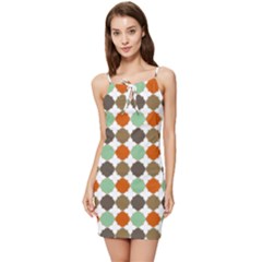 Stylish Pattern Summer Tie Front Dress by GardenOfOphir