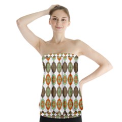 Pattern Strapless Top by GardenOfOphir