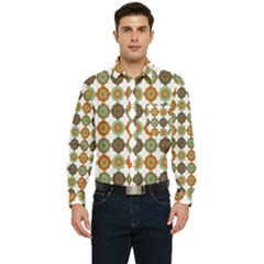 Pattern Men s Long Sleeve Pocket Shirt  by GardenOfOphir