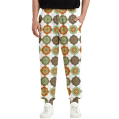 Pattern Men s Elastic Waist Pants by GardenOfOphir