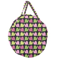 Slugs Ii Giant Round Zipper Tote by GardenOfOphir