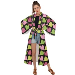 Slugs Ii Maxi Kimono by GardenOfOphir