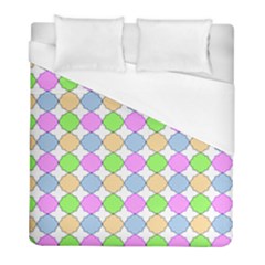 Quatrefoil Ii Duvet Cover (full/ Double Size) by GardenOfOphir