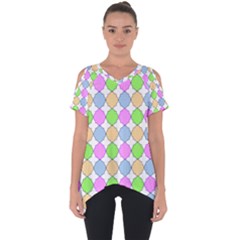 Quatrefoil Ii Cut Out Side Drop Tee by GardenOfOphir