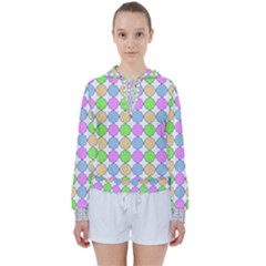 Quatrefoil Ii Women s Tie Up Sweat by GardenOfOphir