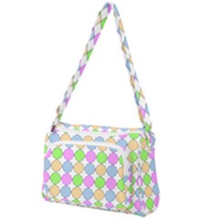 Quatrefoil Ii Front Pocket Crossbody Bag by GardenOfOphir