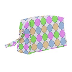 Quatrefoil Ii Wristlet Pouch Bag (medium) by GardenOfOphir