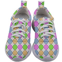 Quatrefoil Ii Kids Athletic Shoes by GardenOfOphir